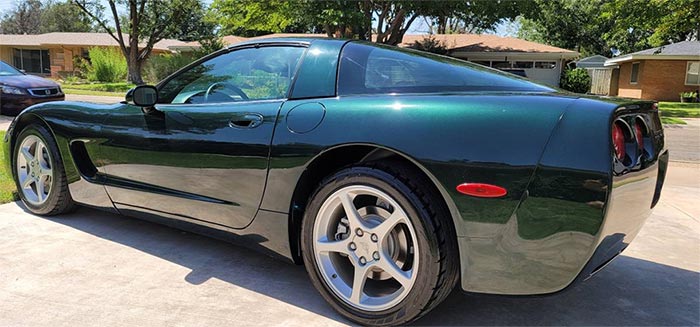 Corvettes for Sale: Rare Bowling Green Metallic 2001 Corvette Coupe on Craigslist
