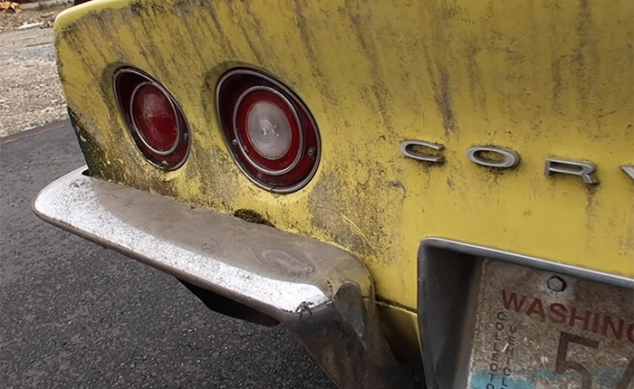 [VIDEO] 1970 Corvette Receives First Wash After Being Stored Outside for the last 16 Years