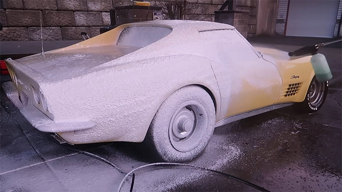 [VIDEO] 1970 Corvette Receives First Wash After Being Stored Outside for the last 16 Years