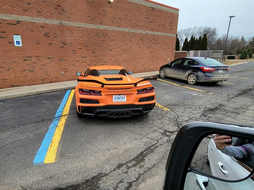 2023 Corvette Z06 at Arbys