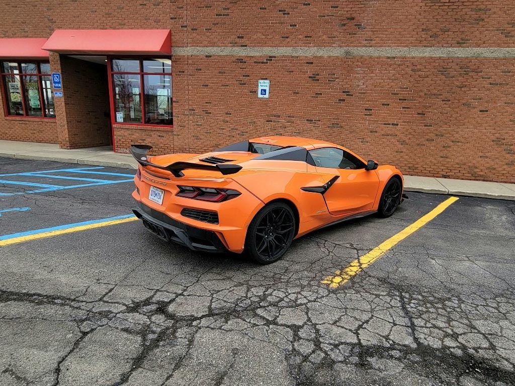 2023 Corvette Z06 at Arbys