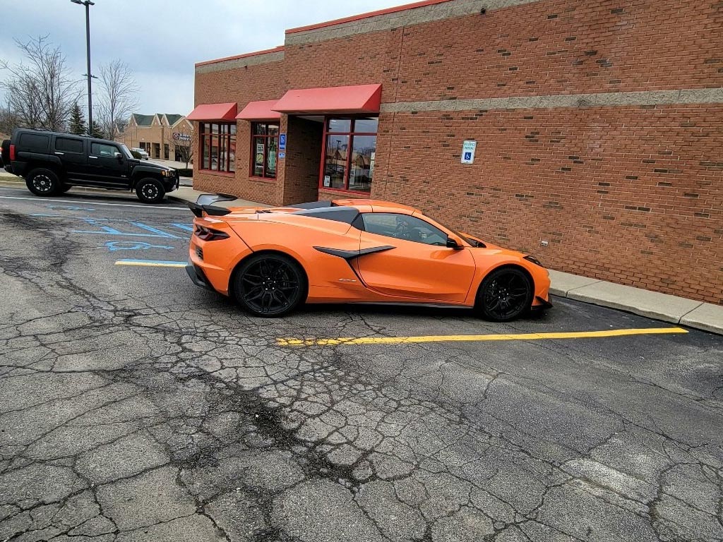 2023 Corvette Z06 at Arbys