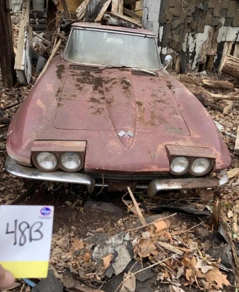 Corvettes for Sale: Barn Find 1966 Corvette Sting Ray Offered in Online Auction