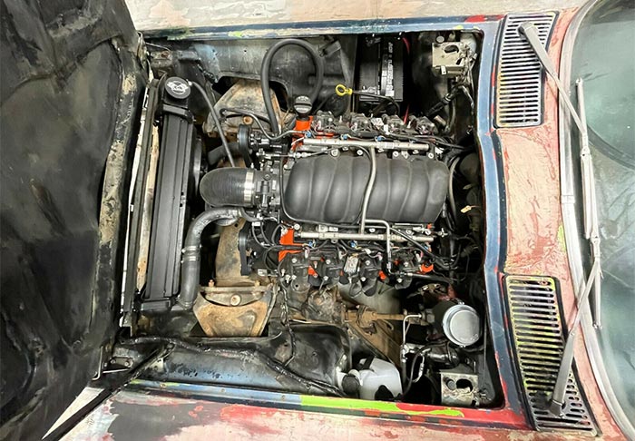 Corvettes for Sale: LS3-Powered 1966 Corvette Coupe with Plenty of Patina