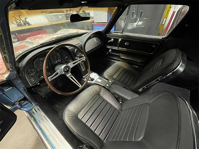 Corvettes for Sale: LS3-Powered 1966 Corvette Coupe with Plenty of Patina