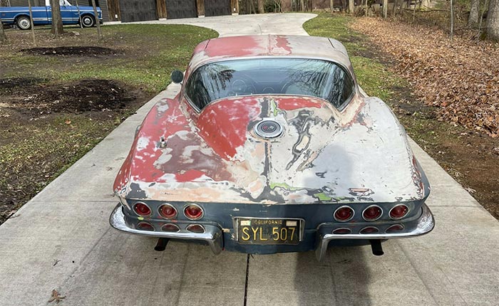 Corvettes for Sale: LS3-Powered 1966 Corvette Coupe with Plenty of Patina