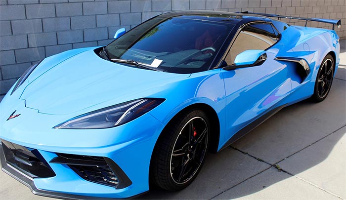 [STOLEN] Rapid Blue C8 Corvette One of 35 Luxury Cars Recovered in Backyard Raid