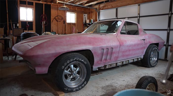 [VIDEO] Dennis Collins Rescues a Barn Find 1966 Corvette Coupe in Colorado