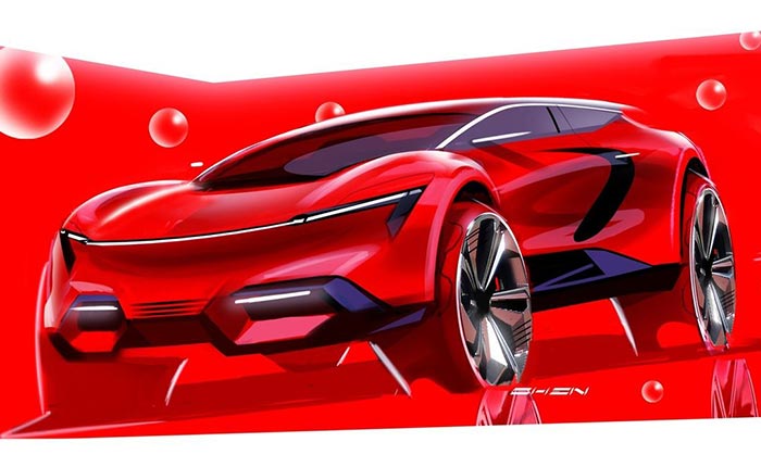 Sketch by GM Design Has People Talking About an Electric Corvette SUV