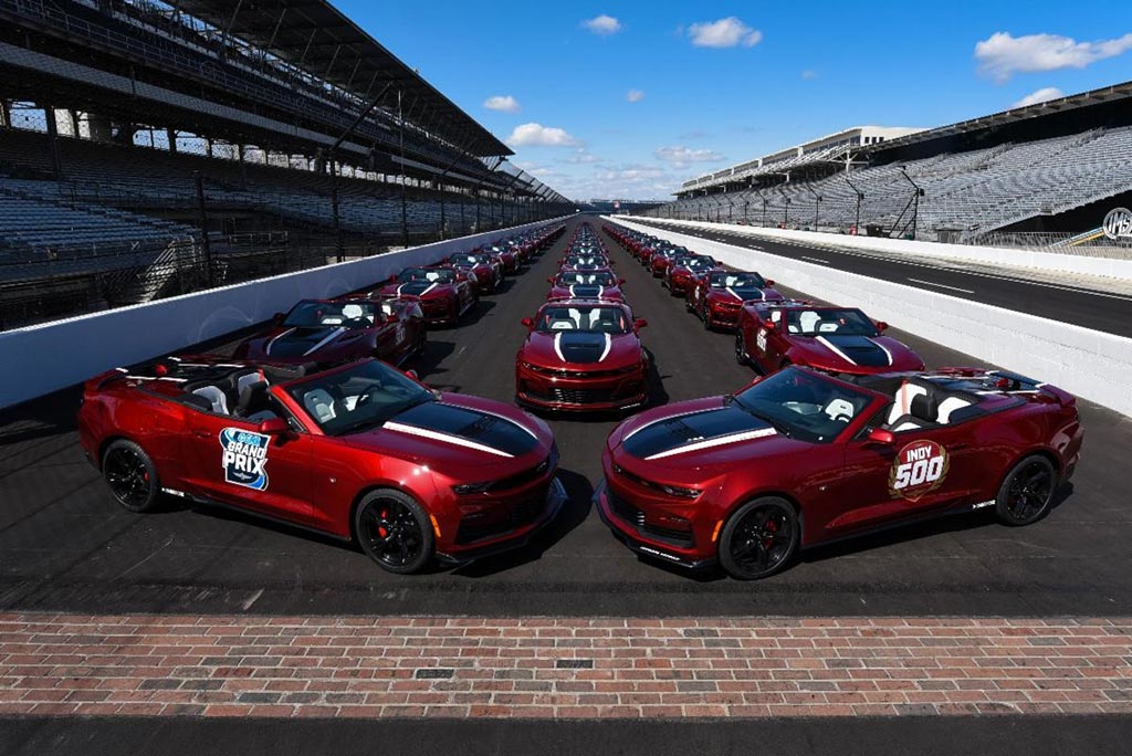 2022 Chevrolet Camaro SS Convertible to Serve as the Indy 500 Festival Event Cars for 2022