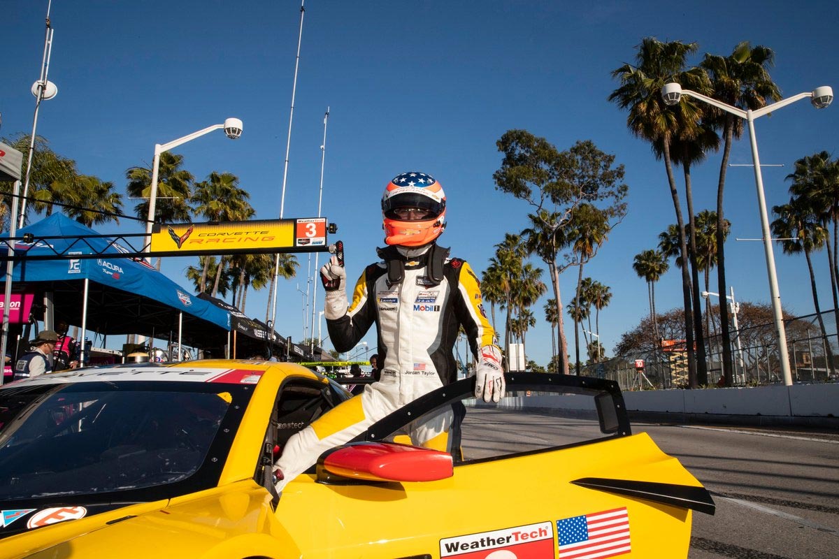 Corvette Racing at Long Beach: Pole for Taylor, No. 3 C8.R