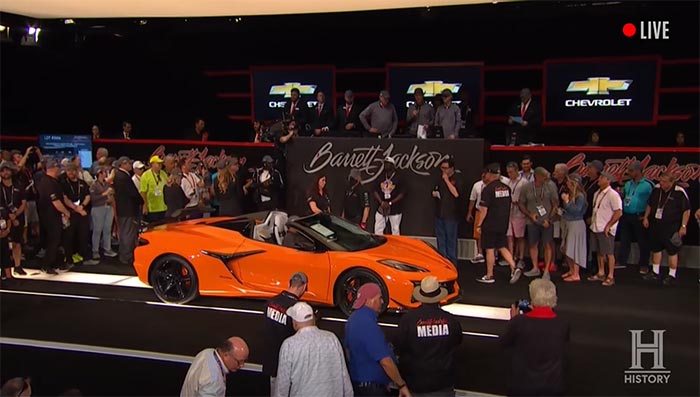 [VIDEO] Rick Hendrick Buys the First Retail 2023 Corvette Z06 Convertible for $1 Million