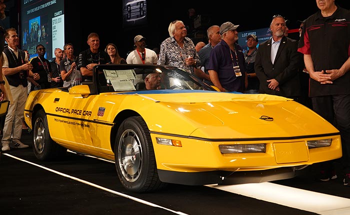 [VIDEO] A 1986 Corvette Pace Car Helps Raise $1.76 Million at Barrett-Jackson for Ukraine Humanitarian Relief Efforts