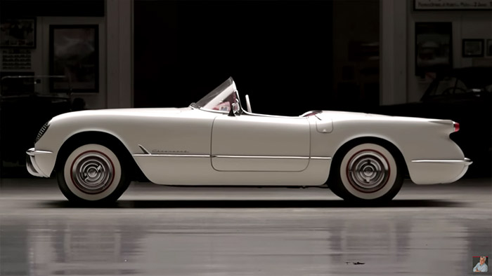 [VIDEO] Jay Leno Takes a Spin in an NCRS Duntov 1954 Corvette