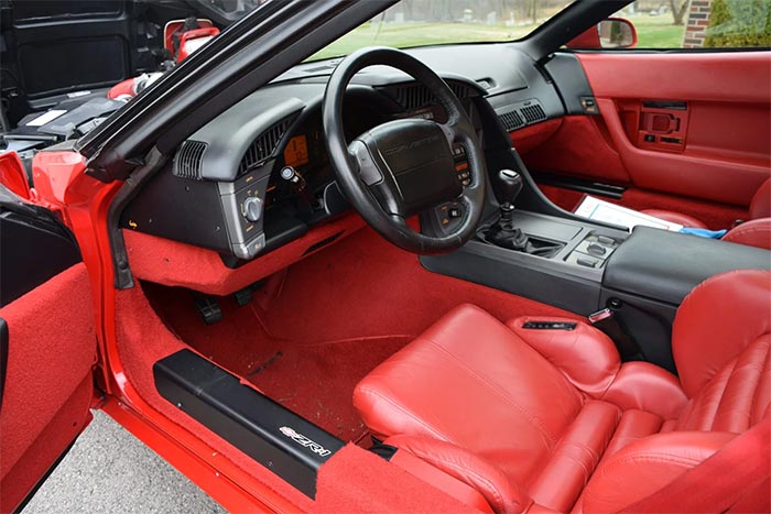 Corvettes for Sale: 17k-Mile 1991 Chevrolet Corvette ZR-1 on Bring a Trailer
