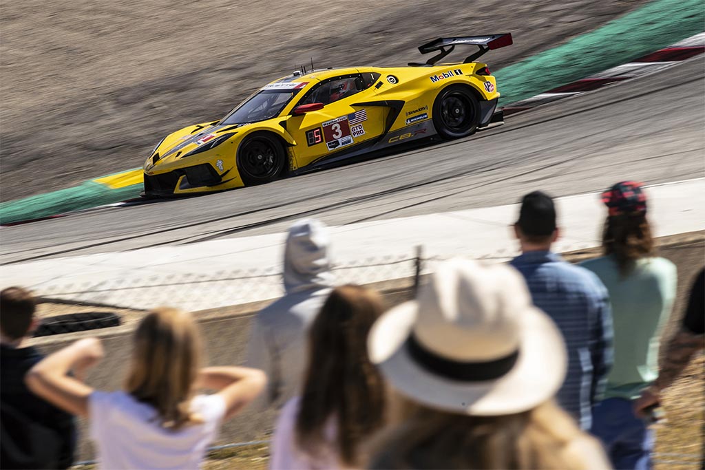 Corvette Racing at Laguna Seca: Just off the Podium