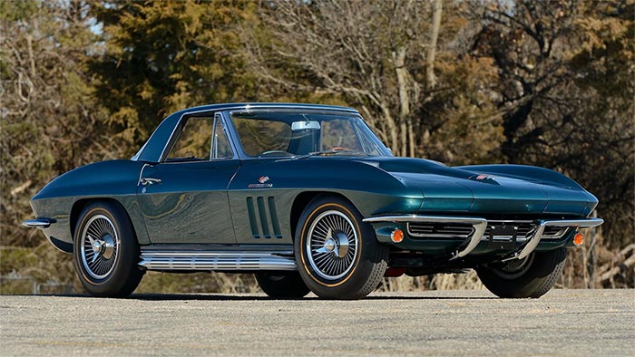 VIDEO] 1965 Corvette VIN 003 Pilot Line 427 Crossing the Block at