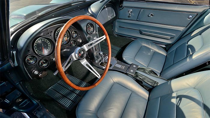 [VIDEO] 1965 Corvette VIN 003 Pilot Line 427 Convertible Crossing the Block at Mecum Indy