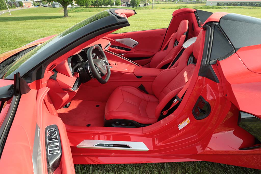 PICS] Torch Red 2023 Corvette Stingray Convertible with the 3LT