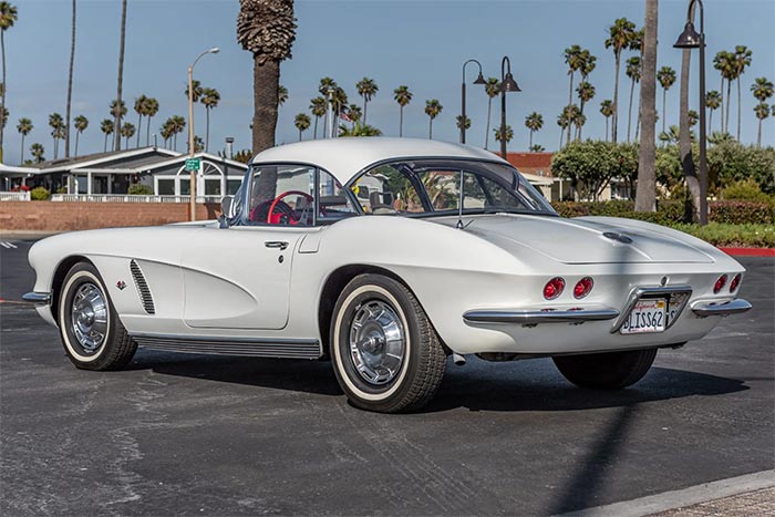 Corvettes for Sale: 1962 Corvette Roadster Offered on Bring a Trailer