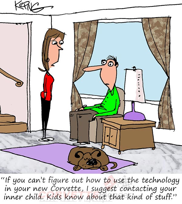 Saturday Morning Corvette Comic: Embracing Your Inner Child