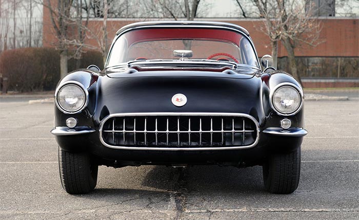 Corvettes for Sale: Black 1957 Fuelie Corvette Offered on Bring A Trailer