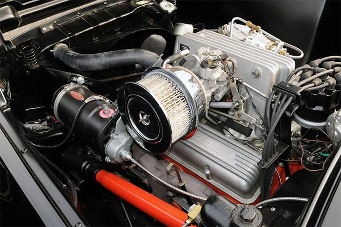 Corvettes for Sale: Black 1957 Fuelie Corvette Offered on Bring A Trailer