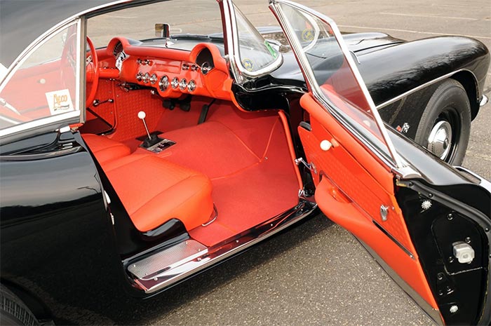 Corvettes for Sale: Black 1957 Fuelie Corvette Offered on Bring A Trailer