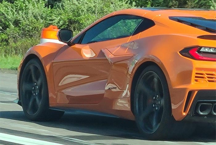 [SPIED] Export-Spec 2023 Corvette Z06 with EFY Body Color Trim