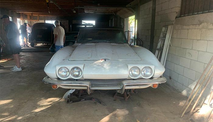 [VIDEO] Corvettes for Sale: Barn Find 1964 Corvette Offered on eBay