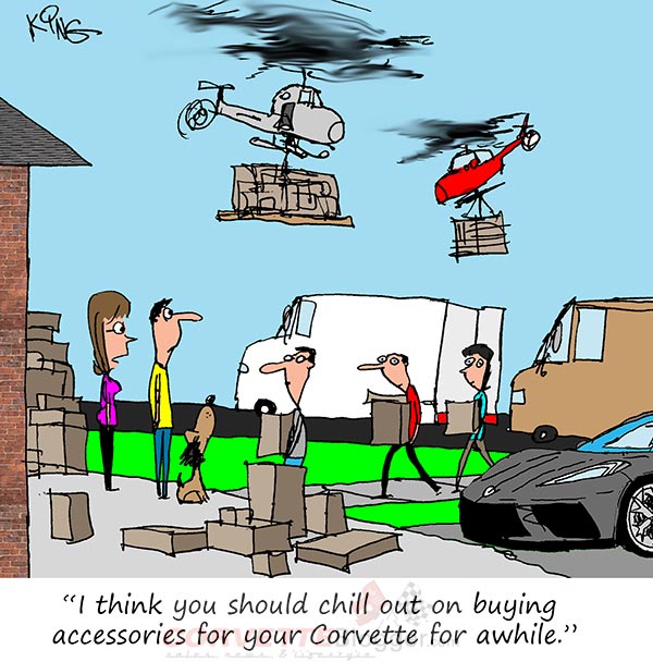 Saturday Morning Corvette Comic: Ordering ALL the Parts and Accessories for the C8 Corvette