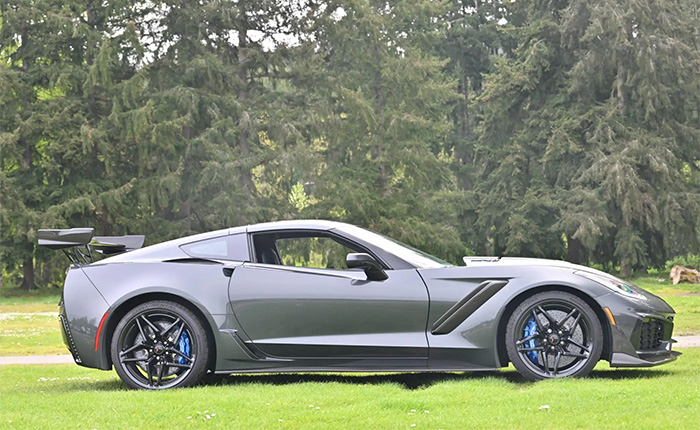 Corvettes for Sale: 4,600-Mile 2019 Chevrolet Corvette ZR1 with ZTK on Bring a Trailer