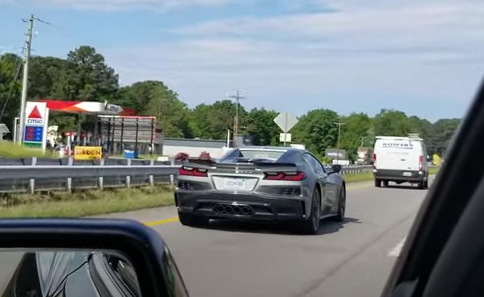 [SPIED] Driver of this Hypersonic Gray Z06 Hits the Accelerator and the Noise Makes Our Day