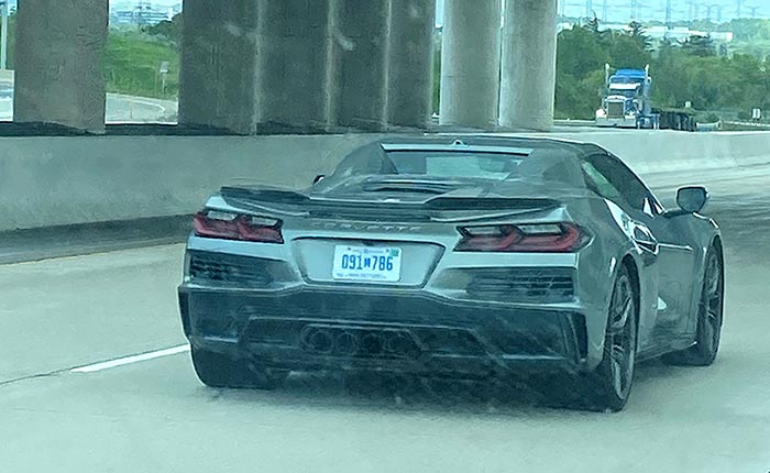[SPIED] That Same Hypersonic Gray Z06 Convertible We've Seen This Week is now in Canada