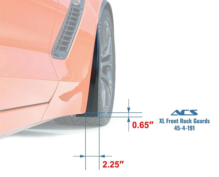 ACS C7 XL Front Rock Guards