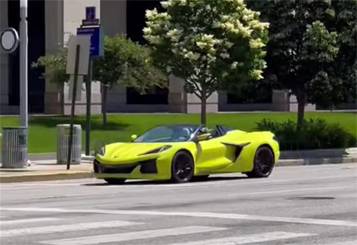 [SPIED] EddieX Sees a 2023 Corvette Z06 Convertible in the Wild