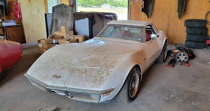 Corvettes for Sale: After 30 Years with Same Family, this 1970 Corvette Convertible Needs a New Home