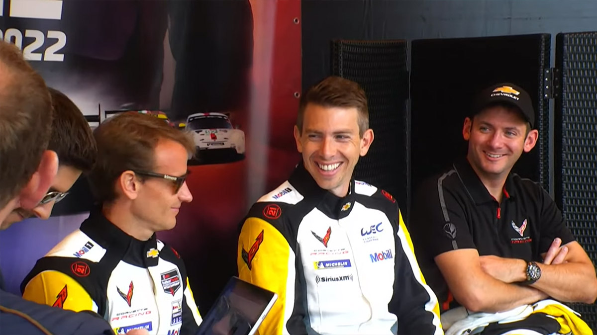 Watch Corvette Racing as the C8.Rs Undergo Scrutineering for Le Mans