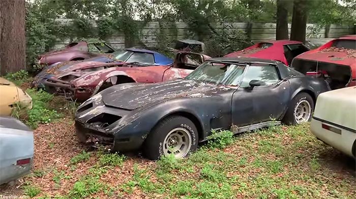 [VIDEO] Take a Walk Around the Corvette Generations Salvage Yard in Central Florida