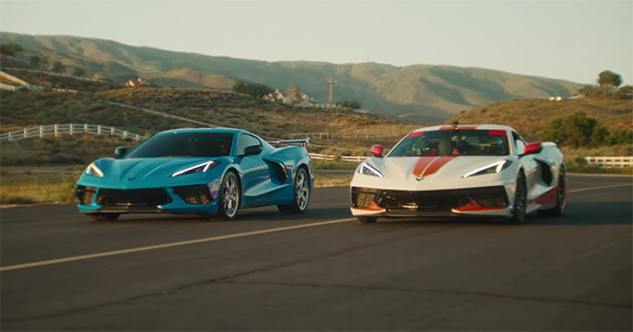 [VIDEO] Emelia Hartford and Her Twin-Turbo Corvette Stingray Race a Helicopter