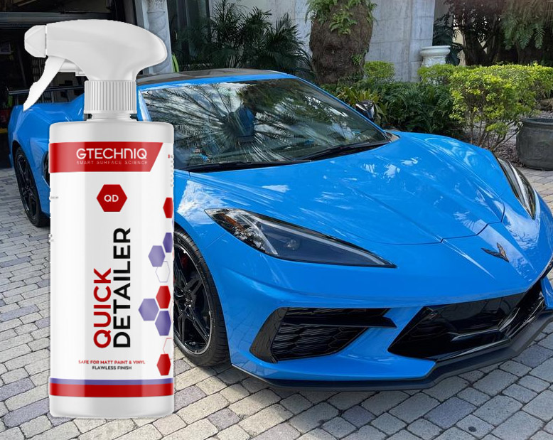 Make Quick Work of Fingerprints, Dust, and Water Spots with GTECHNIQ's Quick Detailer
