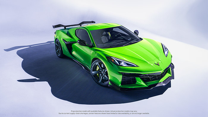 Auction Extended to 5 PM EST Saturday for Chevy's 'Own the Color' NFT Auction with a Minted Green 2023 Corvette Z06