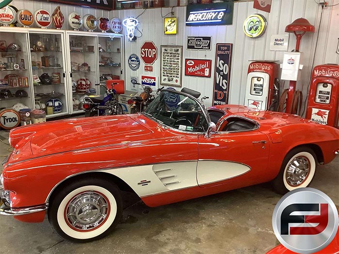 1961 Red/Black Corvette Convertible