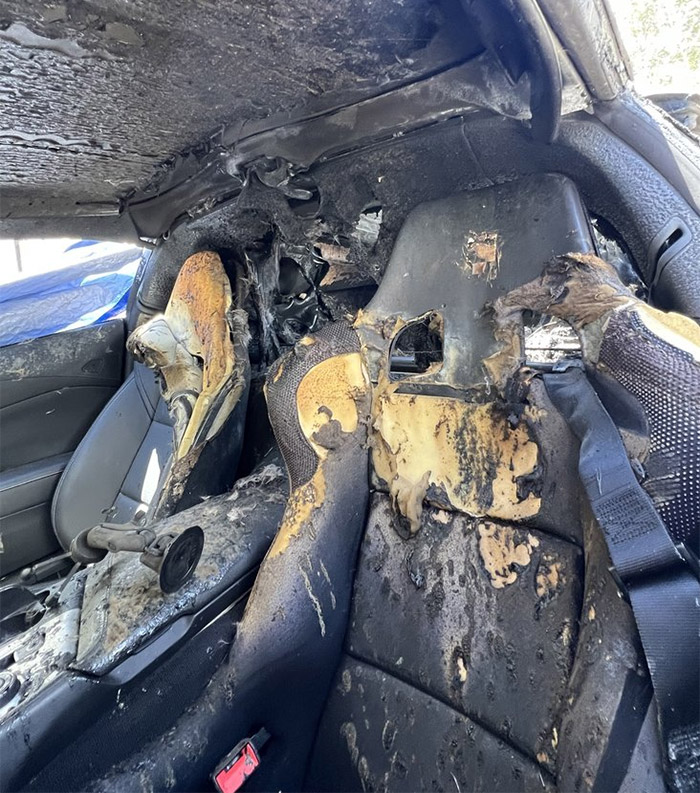 This C7 Z06 is Total Loss After Catching Fire During a Track Event