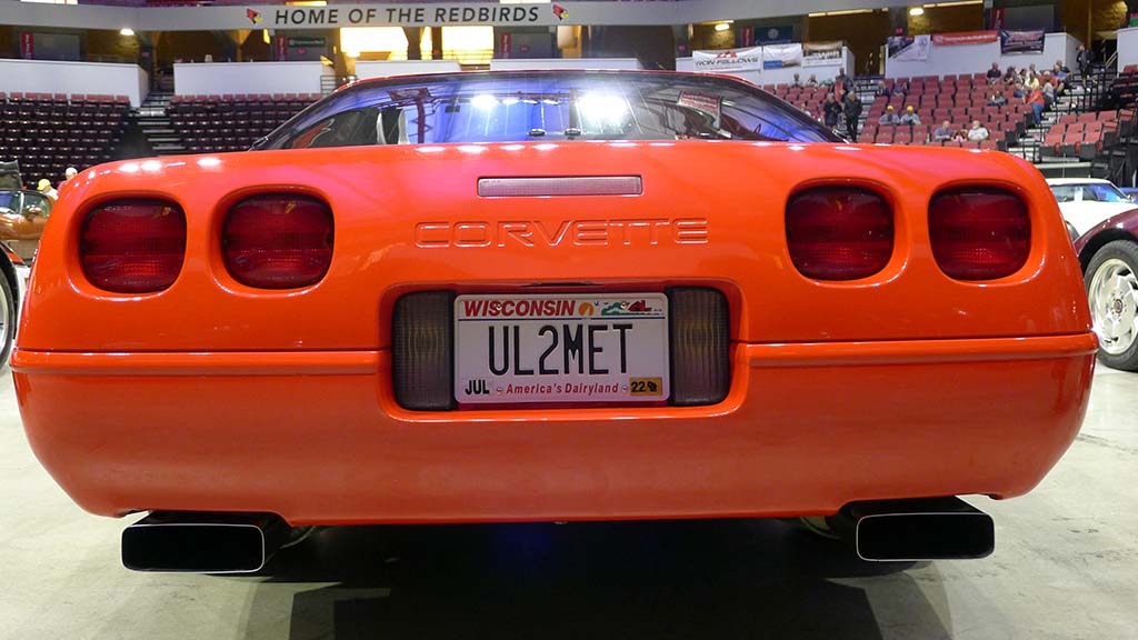 Corvette Vanity Plates from Bloomington Gold