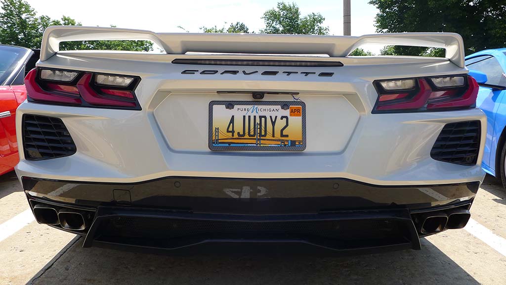 Corvette Vanity Plates from Bloomington Gold