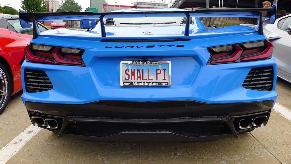 Corvette Vanity Plates from Bloomington Gold