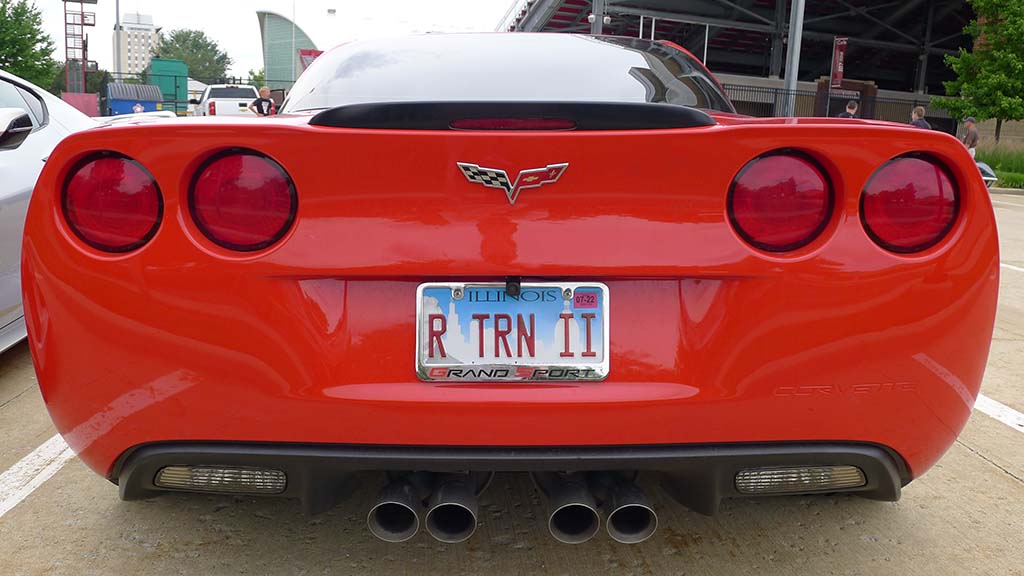 Corvette Vanity Plates from Bloomington Gold