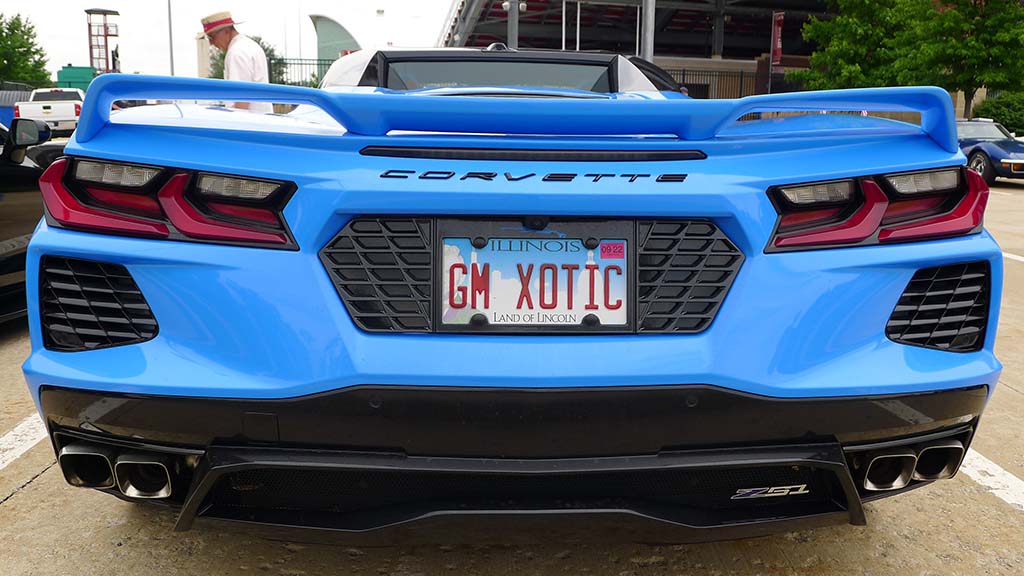 Corvette Vanity Plates from Bloomington Gold