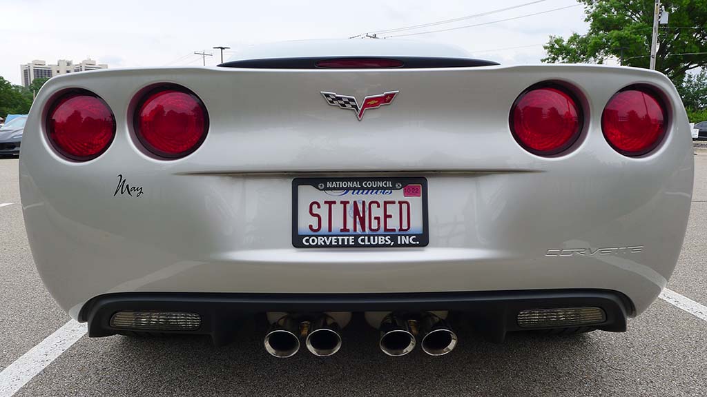 Corvette Vanity Plates from Bloomington Gold